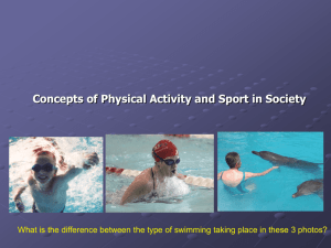 Concepts of Physical Activity in society Live Show