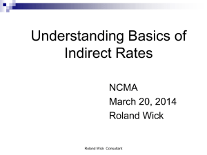 NCMA March 20 Indirect Rates