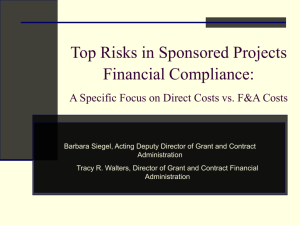 Top Grant Compliance Financial Risks