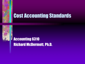 Cost Accounting Standards