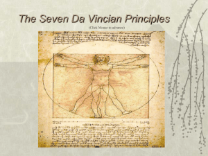 The Seven Da Vincian Principles