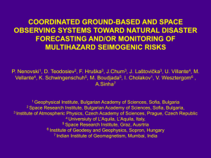 coordinated ground-based and space observing systems toward