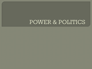 POWER & POLITICS