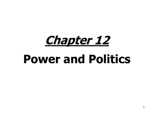 Using Power And Organizational Politics