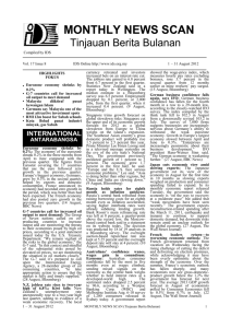 Vol 17, Issue 8, Aug 2012 - Institute For Development Studies Sabah