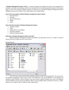 Database Administration