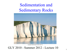 SEDIMENTATION and SEDIMENTARY ROCKS - FAU
