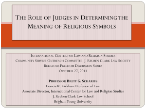 Part 1 - International Center for Law and Religion Studies