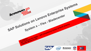 SAP on Lenovo