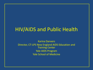 HIV/AIDS and Public Health