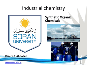 Kazem.R.Abdollah Synthetic Organic Chemicals