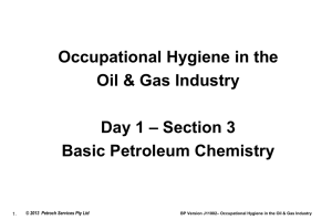 Occupational Hygiene in the Oil & Gas Industry Day 1