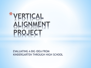 vertical alignment project