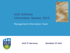 Session Presentation - University College Dublin