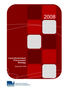 Local government procurement strategy