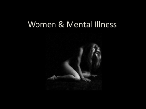Psychological Disorders Affecting Women