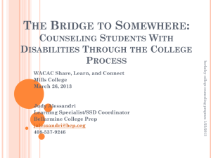 Structured Programs - Western Association for College Admission