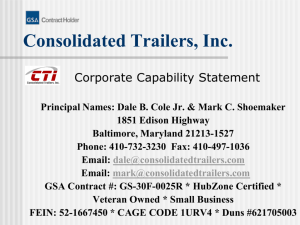 Consolidated Trailers, Inc.