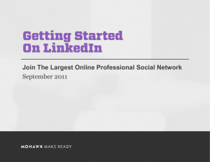 Getting Started on LinkedIn