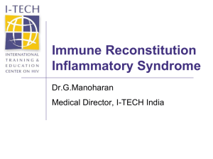 Immune reconstitution inflammatory syndrome - I-Tech