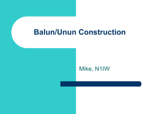 Balun Construction