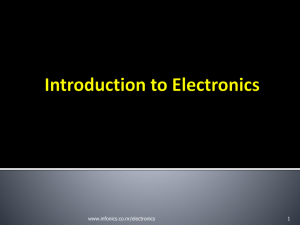 Introduction to Electronics