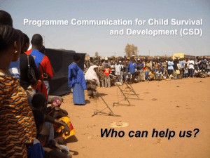 C4D & Child Survival in West and Central Africa