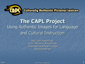 pptx - CAPL: Culturally Authentic Pictorial Lexicon