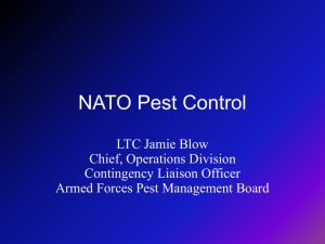 NATO Pest Control - Armed Forces Pest Management Board