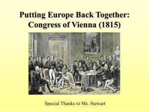 Congress of Vienna (1815)