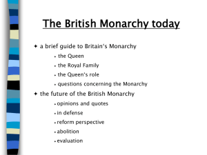 The Future of the British Monarchy