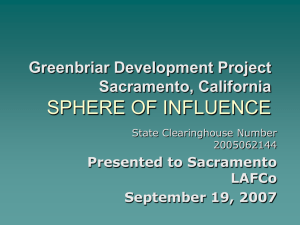 City of Sacramento - PowerPoint
