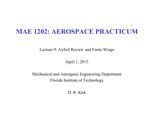 Airfoil Review and Wings - Florida Institute of Technology
