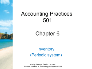 2. Powerpoint - Periodic Inventory System