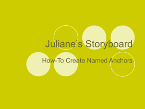 Juliane's Story Board