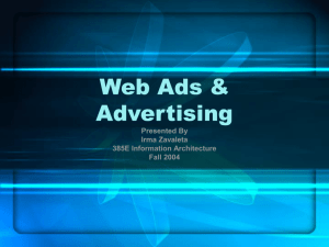 Web Ads & Advertising