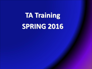 TA Safety Training Presentation (PPT format)