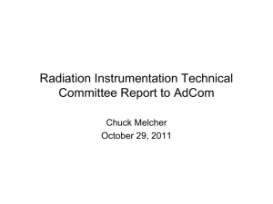 RITC Report to AdCom - Nuclear & Plasma Sciences Society