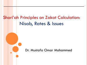 Shari'ah Principles on Zakat Calculation: Nisab, Rates & Issues