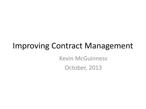 Contract Management Speaker