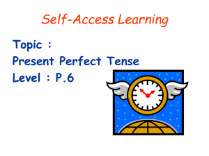 Self-Access Learning (Part 1)