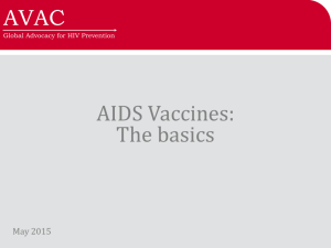 AIDS Vaccines: The basics