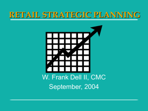 Retail strategic planning