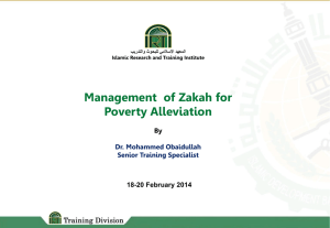 Management of Zakah for Poverty Alleviation