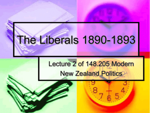 The Liberals 1890-1893