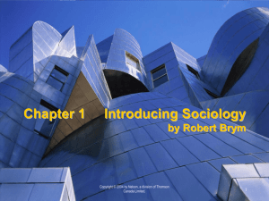 Chapter 1 Introducing Sociology