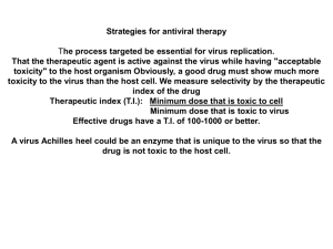 These drugs inhibit viral RNA-dependent DNA polymerase - e