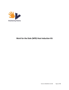 DOCX file of Work for the Dole Host Induction Kit (0.9 MB )