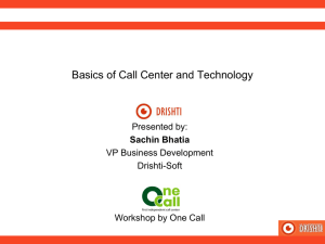 Basics of Call Centers - Bangladesh BPO Industry