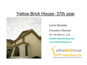 Yellow Brick House general overview of services